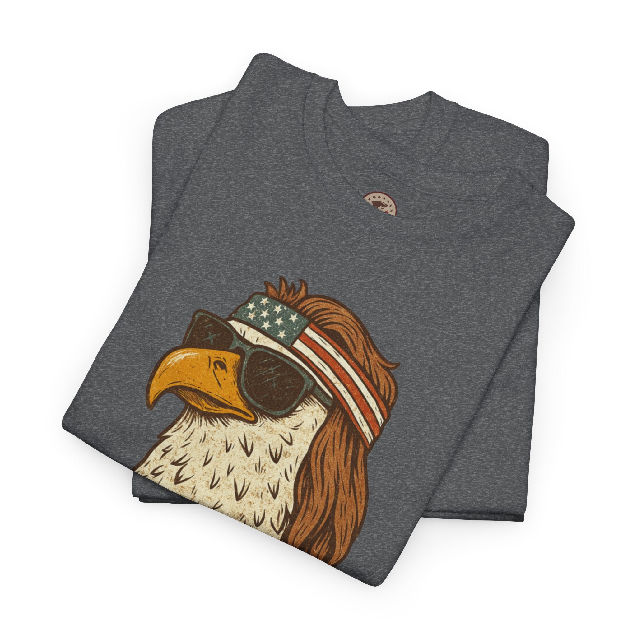 “Merica” Bald Eagle Graphic Tee – Heavy Cotton Graphic Tee Shirt - The Patriots .co