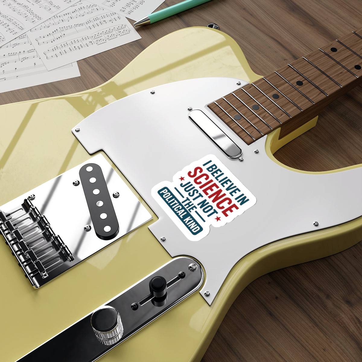 "I Believe in Science, Just Not The Political Kind" Die-Cut Stickers - The Patriots .co