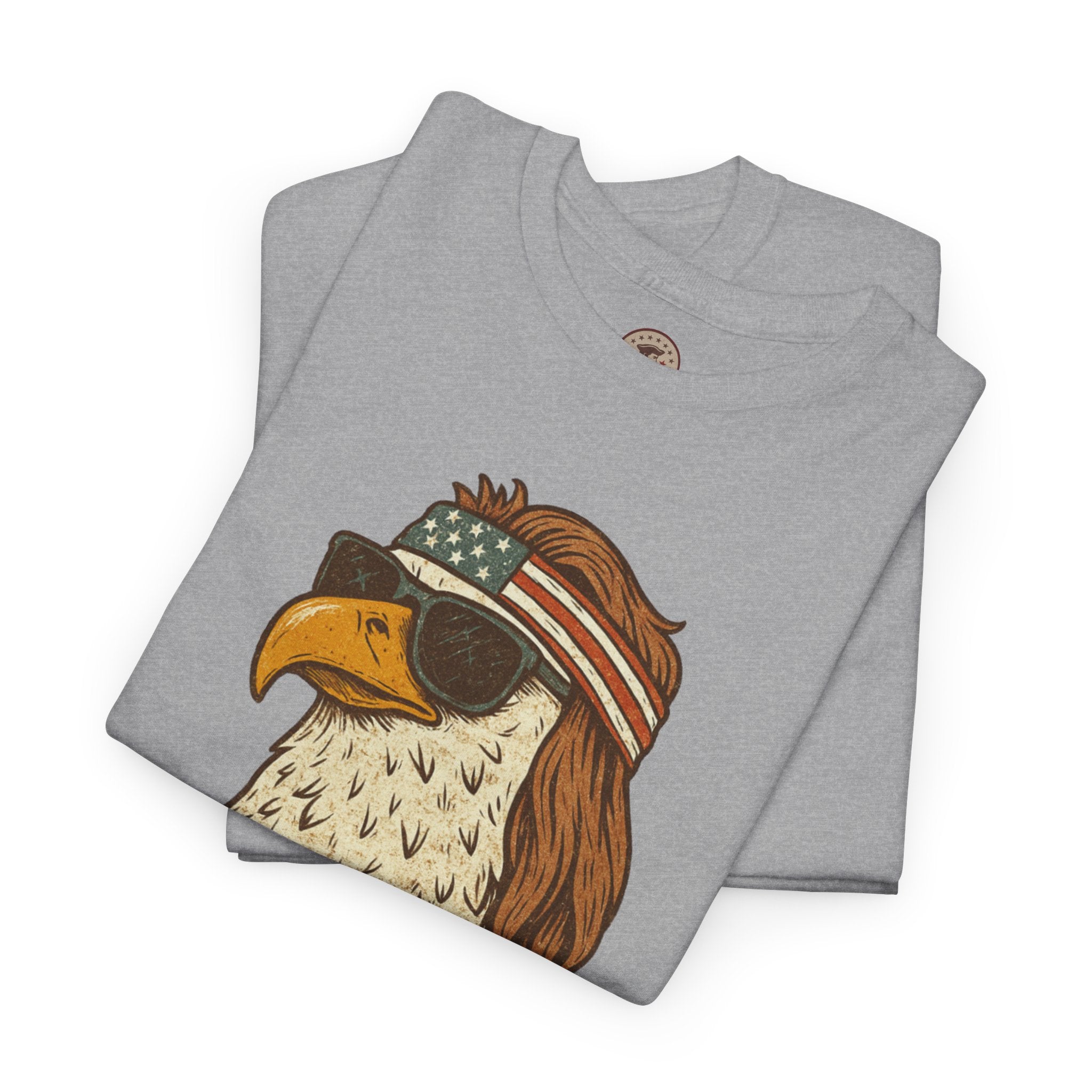 “Merica” Bald Eagle Graphic Tee – Heavy Cotton Graphic Tee Shirt - The Patriots .co