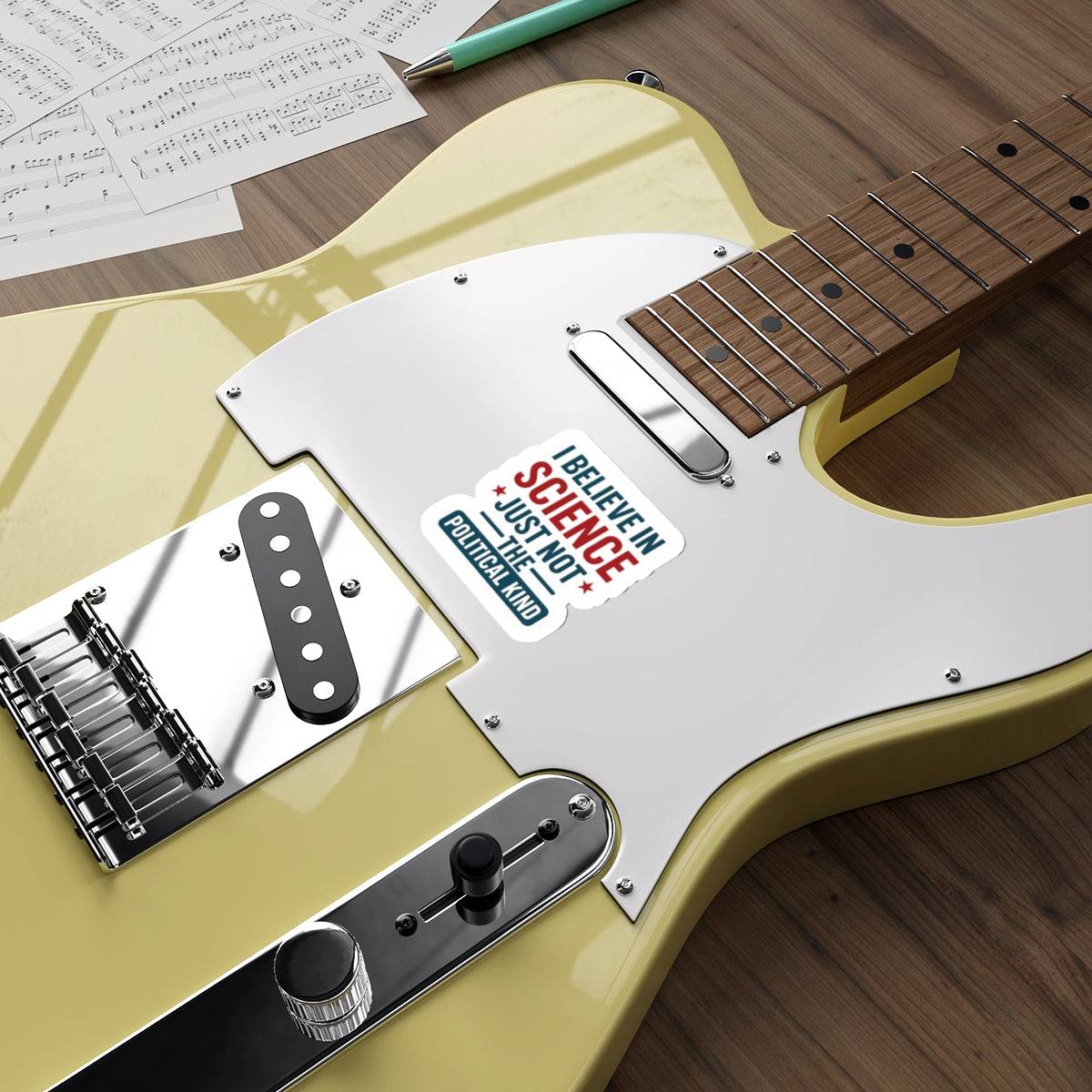 "I Believe in Science, Just Not The Political Kind" Die-Cut Stickers - The Patriots .co