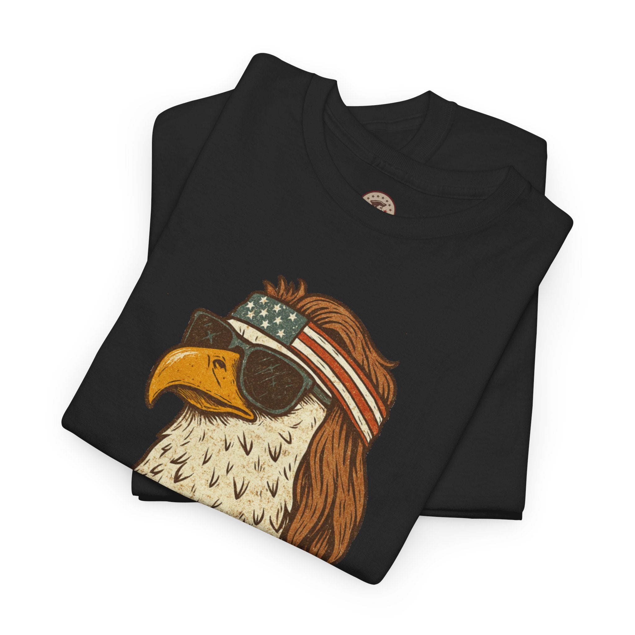 “Merica” Bald Eagle Graphic Tee – Heavy Cotton Graphic Tee Shirt - The Patriots .co