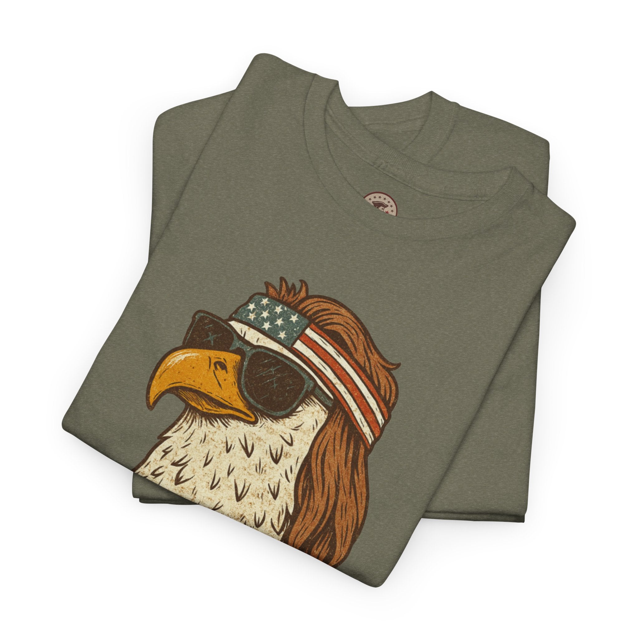 “Merica” Bald Eagle Graphic Tee – Heavy Cotton Graphic Tee Shirt - The Patriots .co