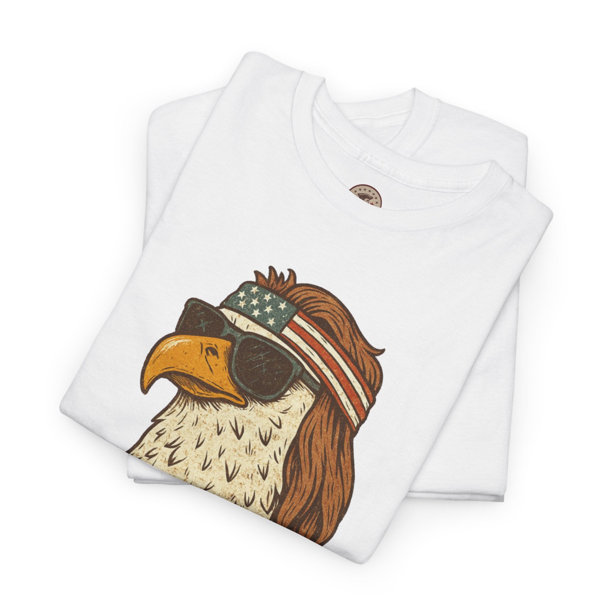“Merica” Bald Eagle Graphic Tee – Heavy Cotton Graphic Tee Shirt - The Patriots .co