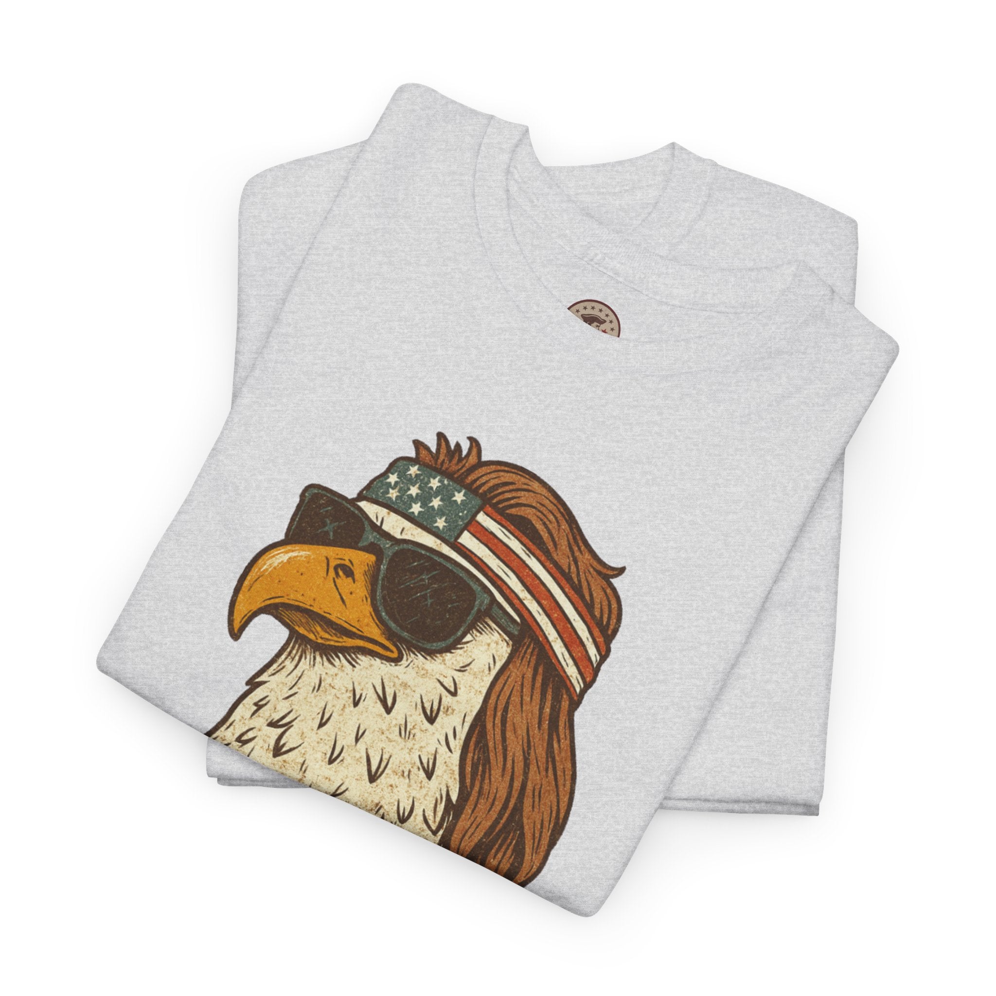 “Merica” Bald Eagle Graphic Tee – Heavy Cotton Graphic Tee Shirt - The Patriots .co