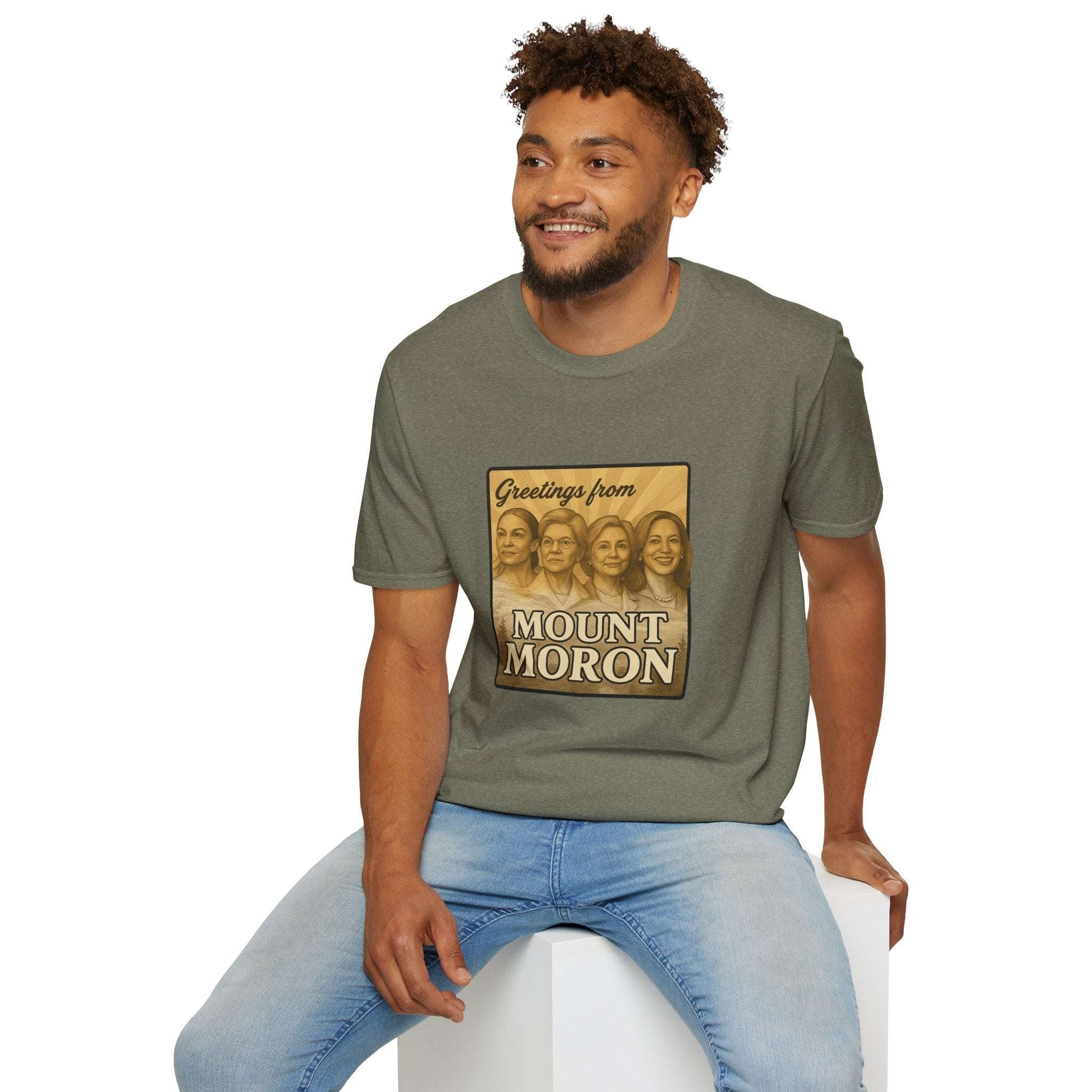 Mount Moron Graphic Tee – Unisex Soft-style - The Patriots .co