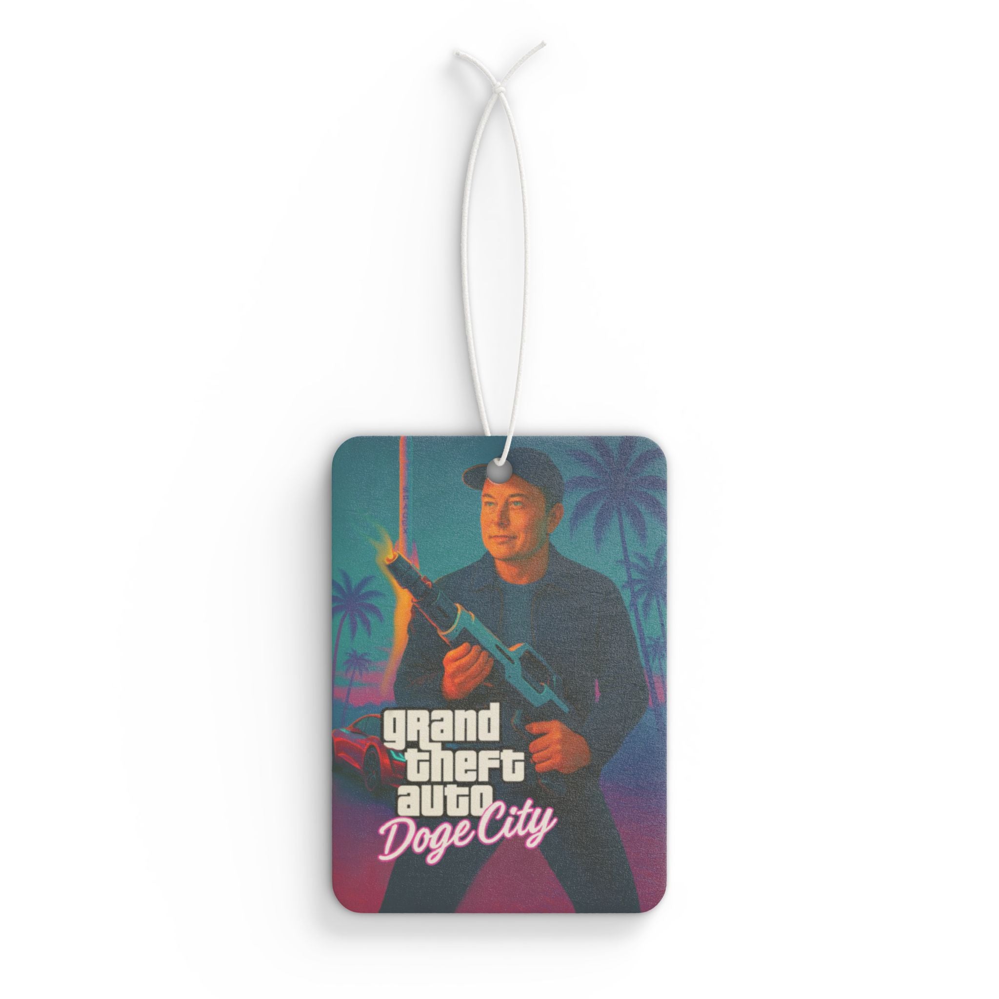 Grand Theft Auto Doge City Car Air Freshener - Retro Gamer Aroma