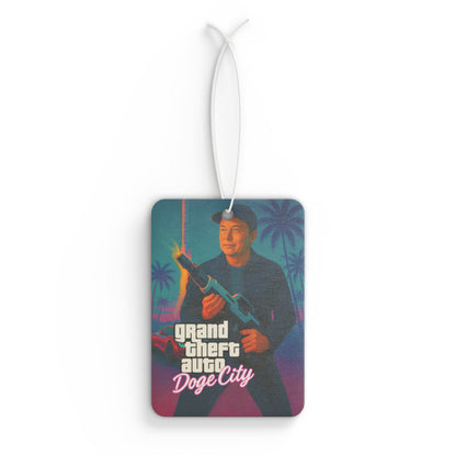 Grand Theft Auto Doge City Car Air Freshener - Retro Gamer Aroma