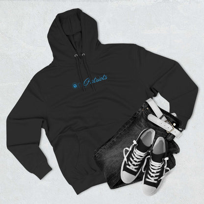 Only Patriots Three-Panel Fleece Hoodie - Cozy Patriots .CO Apparel - The Patriots .co