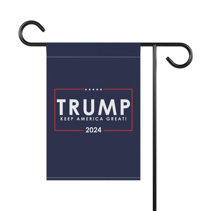 Trump 2024 Garden Flag – Keep America Great Patriotic Outdoor Banner - The Patriots .co