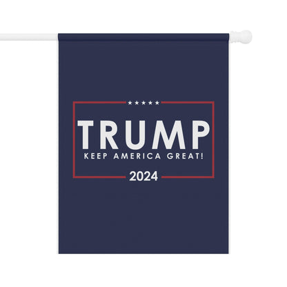 Trump 2024 Garden Flag – Keep America Great Patriotic Outdoor Banner - The Patriots .co