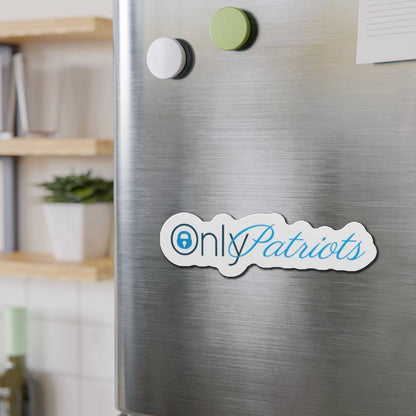 Only Patriots Die-Cut Magnet – Bold Vinyl Magnet for Fridge, Locker & More - The Patriots .co