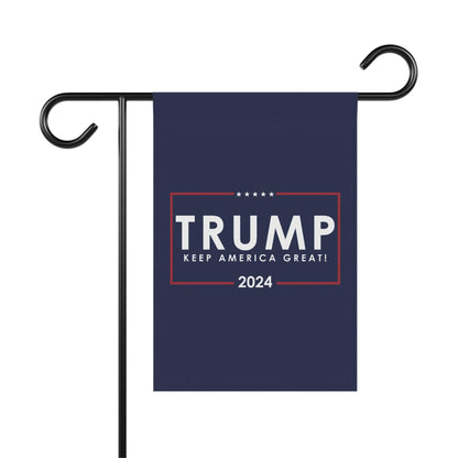 Trump 2024 Garden Flag – Keep America Great Patriotic Outdoor Banner - The Patriots .co