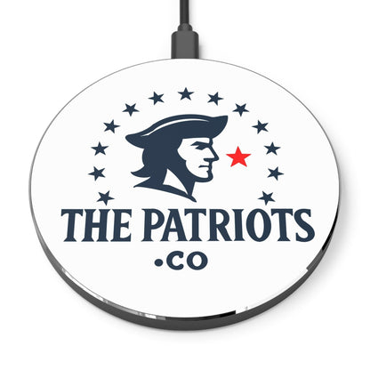 The Patriots .CO Patriotic Wireless Fast Qi Charger – Conservative Tech Gear by The Patriots .CO - The Patriots .co