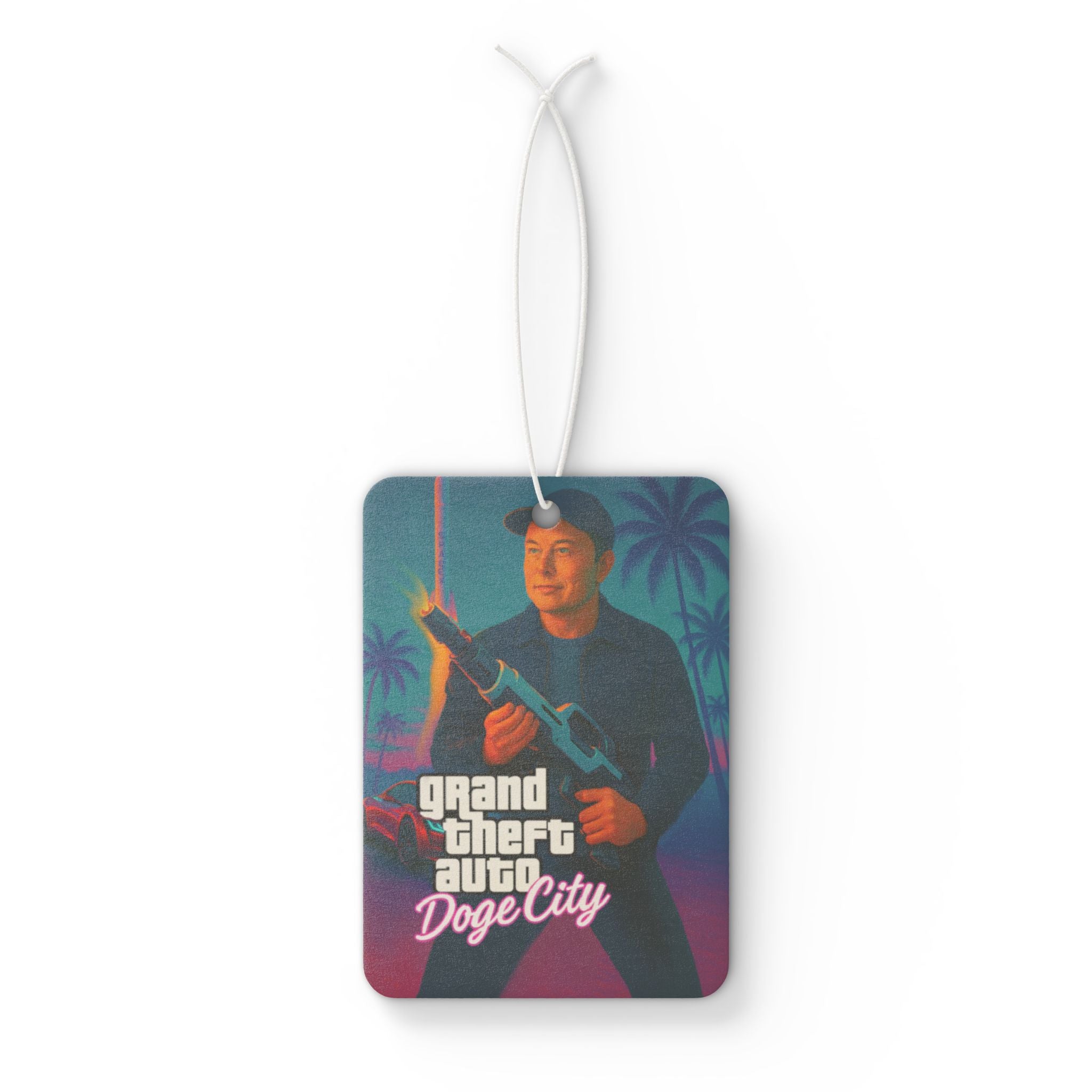 Grand Theft Auto Doge City Car Air Freshener - Retro Gamer Aroma
