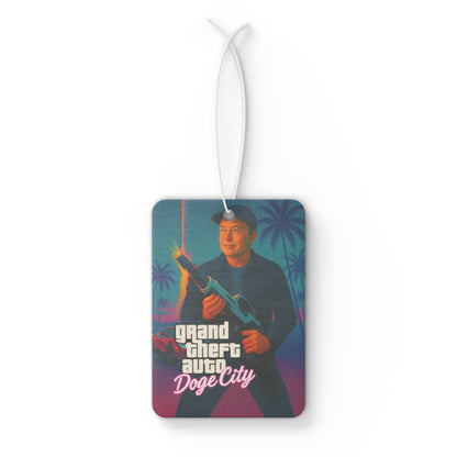 Grand Theft Auto Doge City Car Air Freshener - Retro Gamer Aroma
