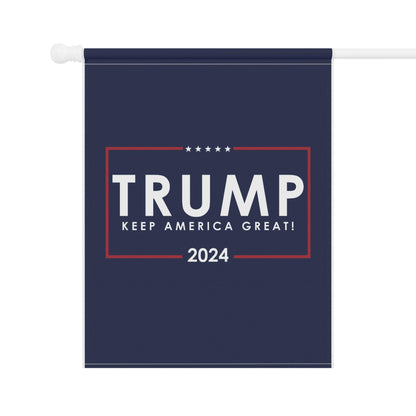 Trump 2024 Garden Flag – Keep America Great Patriotic Outdoor Banner - The Patriots .co