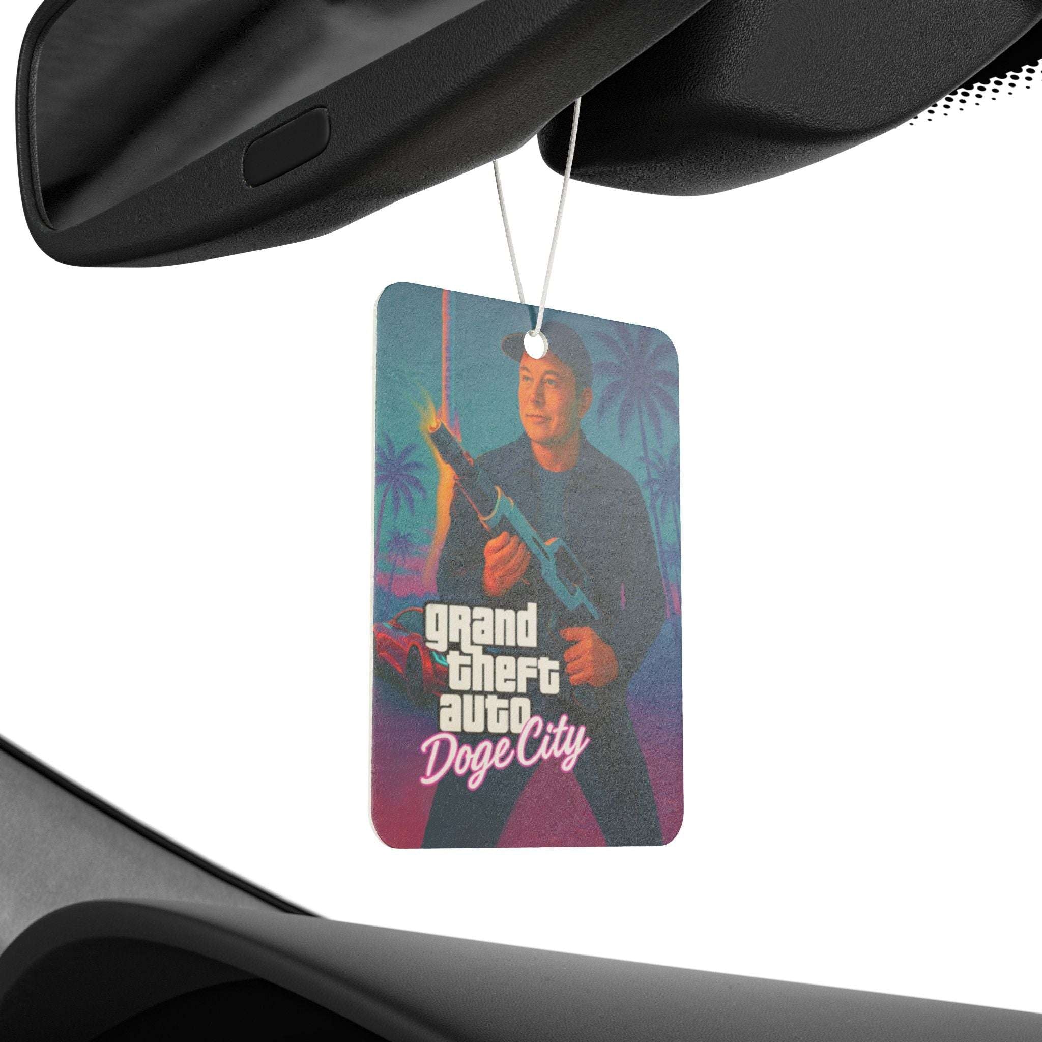 Grand Theft Auto Doge City Car Air Freshener - Retro Gamer Aroma