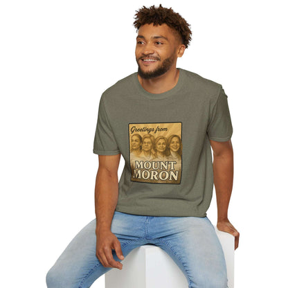 Mount Moron Graphic Tee – Unisex Soft-style - The Patriots .co