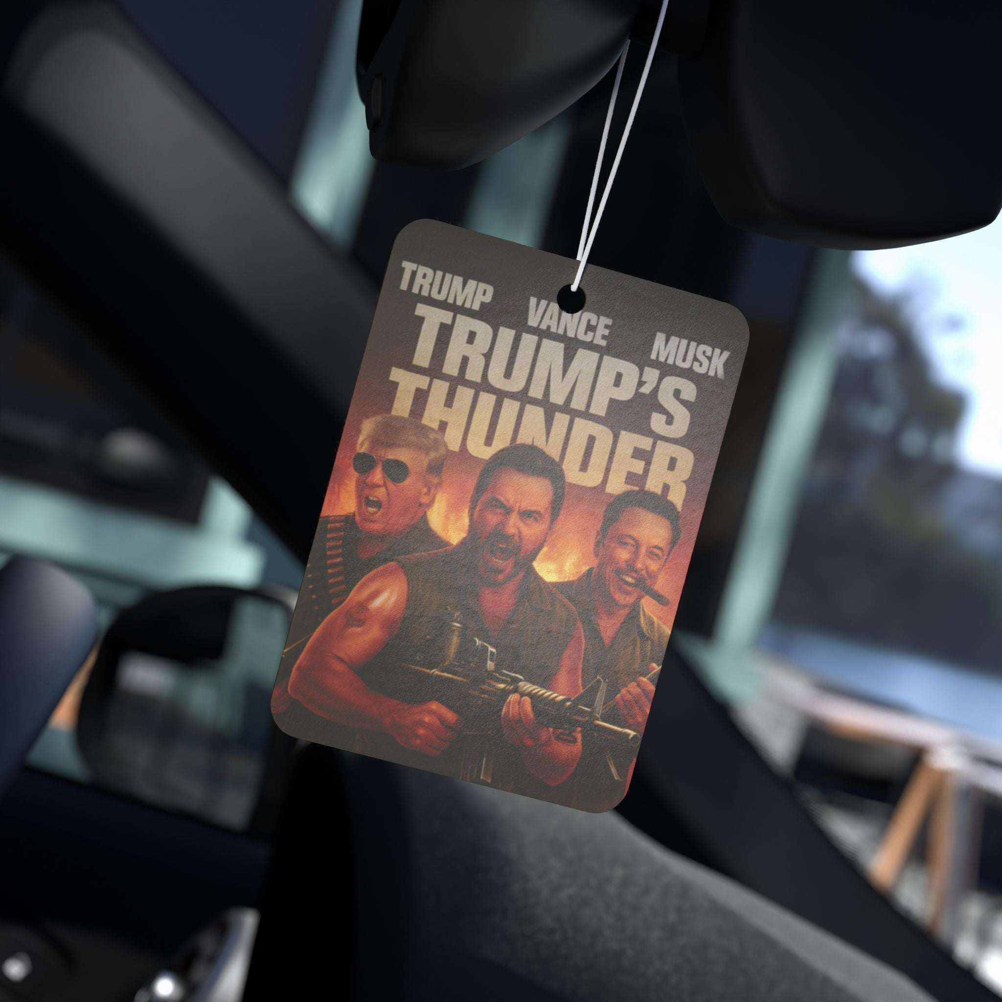 Trump’s Thunder Car Air Freshener - Retro Gamer Aroma