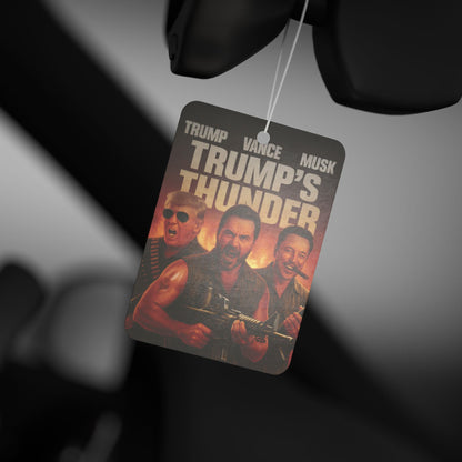Trump’s Thunder Car Air Freshener - Retro Gamer Aroma