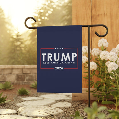Trump 2024 Garden Flag – Keep America Great Patriotic Outdoor Banner - The Patriots .co