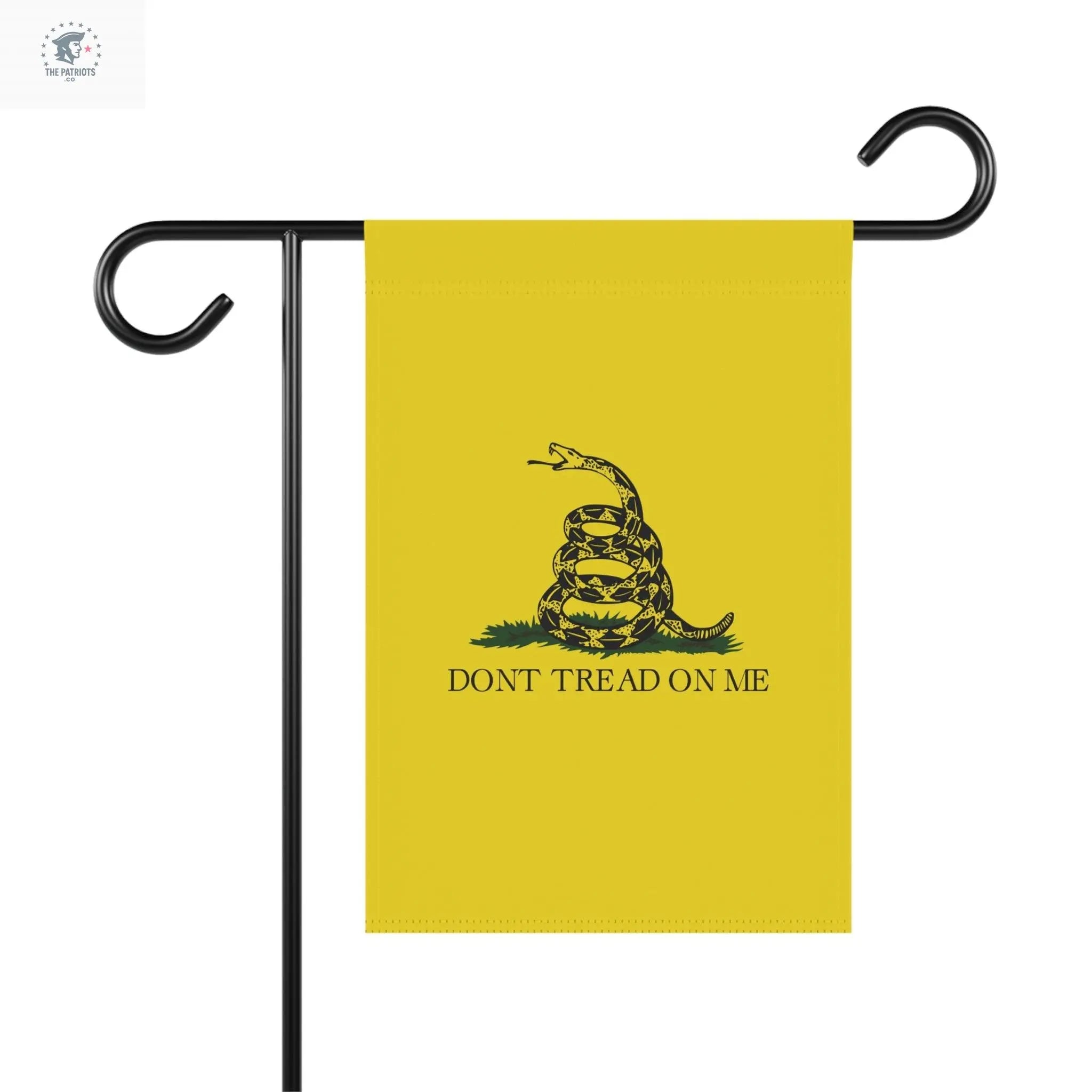 Gadsden Flag Garden Banner – Don’t Tread on Me Patriotic Yard Decor - The Patriots .co